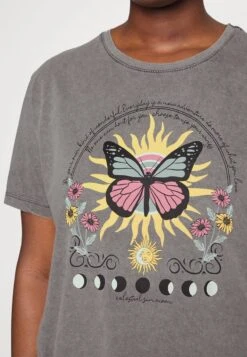 CLARE COLORFUL MYSTICAL - T-Shirt Print - Gray -Even And Odd Verkaufsgeschäft 009acdb2ce9a4b42a3c1692c986c6dd9