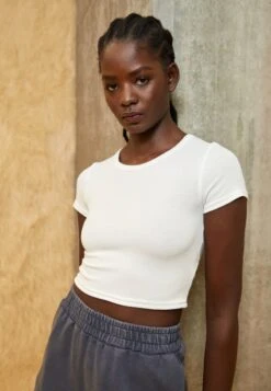 Even&Odd 2 PACK - T-Shirt Print - Black/white -Even And Odd Verkaufsgeschäft 08a92f6c9129406aa2ea43a3e18ef42b