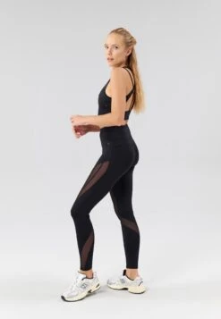 FULL LENGTH HIGH RISE LEGGINGS WITH MESH PANELS - Leggings - Black 8 FULL LENGTH HIGH RISE LEGGINGS WITH MESH PANELS - Leggings - Black -Even And Odd Verkaufsgeschäft 0f913f33193b453887097d91381bec67