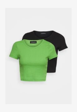 2 PACK - T-Shirt Basic - Black/green 11 2 PACK - T-Shirt Basic - Black/green -Even And Odd Verkaufsgeschäft 14ad0b311eae4479840ef3c1a8e86cd4