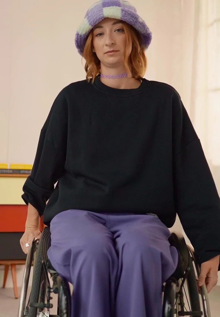 Even&Odd Sweatshirt - Black 2 Even&Odd Sweatshirt - Black – Bild 2