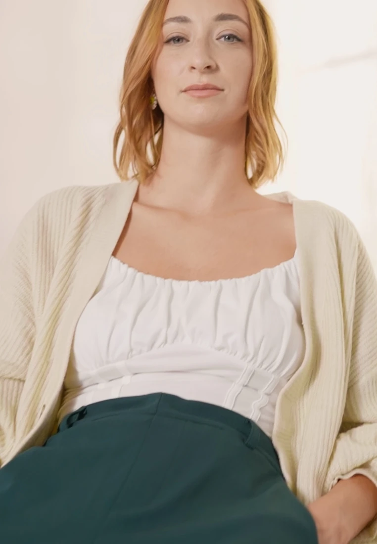 Even&Odd Strickjacke - Beige 2 Even&Odd Strickjacke - Beige – Bild 2