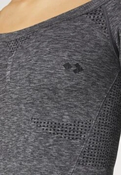 SEAMLESS CROPPED LONGSLEEVE - Langarmshirt - Black -Even And Odd Verkaufsgeschäft 187fd3003dd64441b75c7504fe31ea50