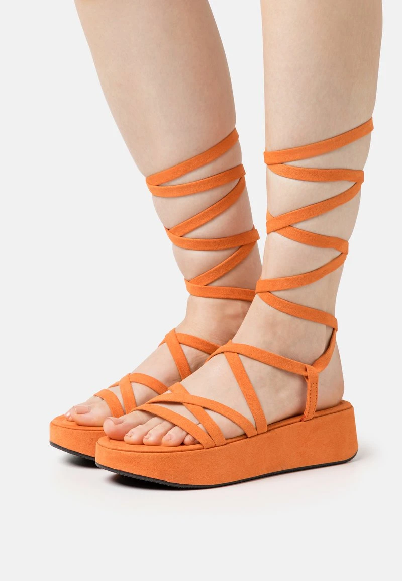 Even&Odd Plateausandalette - Orange 1 Even&Odd Plateausandalette - Orange