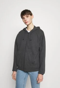 Even&Odd Sweatjacke - Mottled Dark Grey