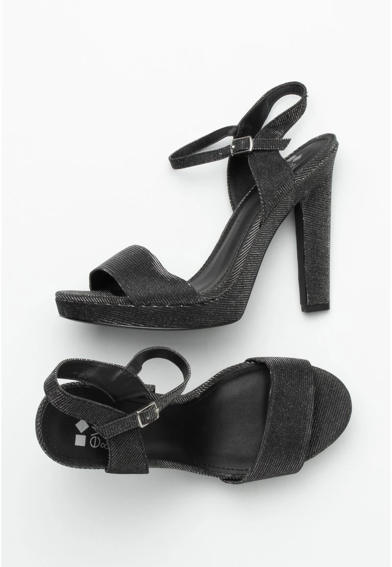 Even&Odd High Heel Sandalette - Black 1 Even&Odd High Heel Sandalette - Black