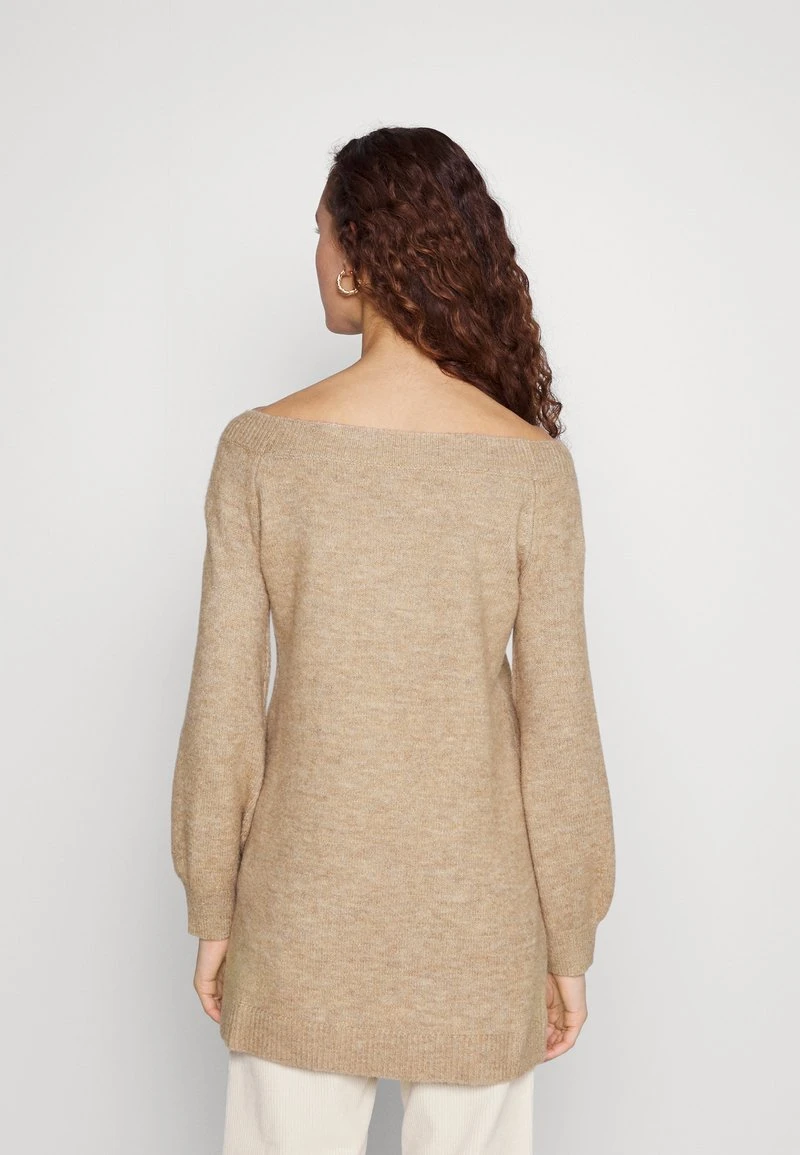 Even&Odd SCHULTERFREI MINI STRICKKLEID - Strickkleid - Camel 3 Even&Odd SCHULTERFREI MINI STRICKKLEID - Strickkleid - Camel – Bild 3