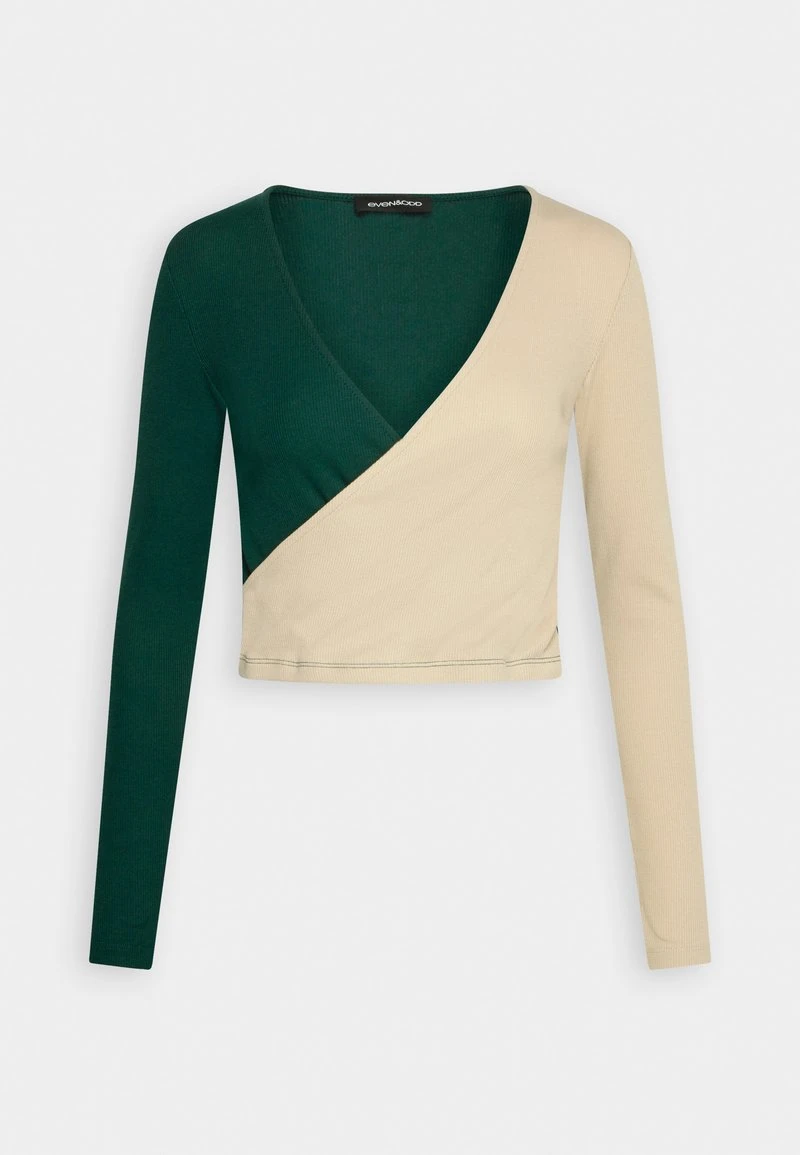 Even&Odd Langarmshirt - Beige/dark Green 4 Even&Odd Langarmshirt - Beige/dark Green – Bild 4