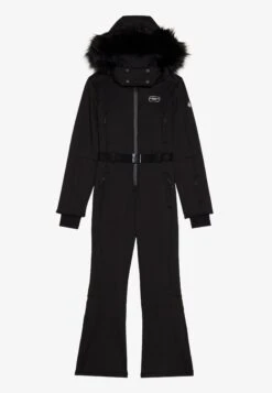 SKI SUIT WITH ADJUSTABLE BELT AND DETACHABLE FUR HOOD - Snowsuit - Black 14 SKI SUIT WITH ADJUSTABLE BELT AND DETACHABLE FUR HOOD - Snowsuit - Black -Even And Odd Verkaufsgeschäft 3892cdecdea04729bb50ec81ac7264cb