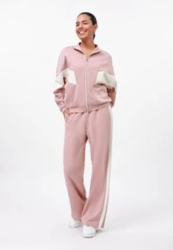 Even&Odd SET - Tracksuit - Dusty Pink/ecru