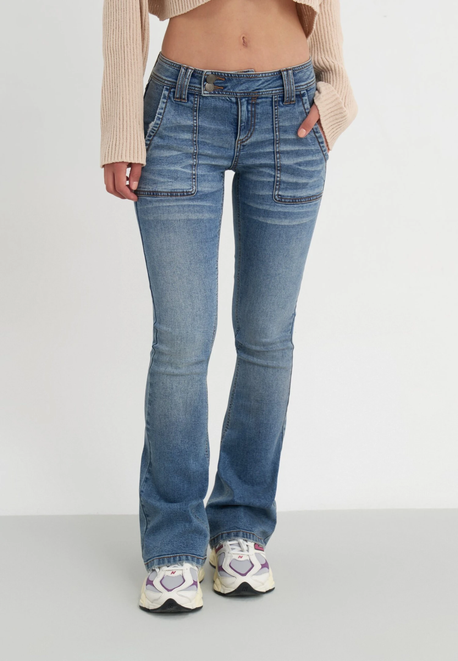 Even&Odd Bootcut Jeans - Blue Denim 1 Even&Odd Bootcut Jeans - Blue Denim
