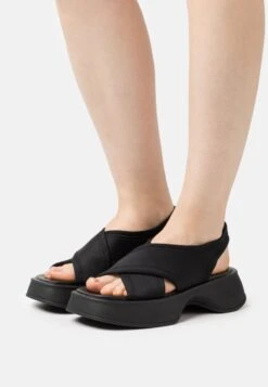 Even&Odd Plateausandalette - Black