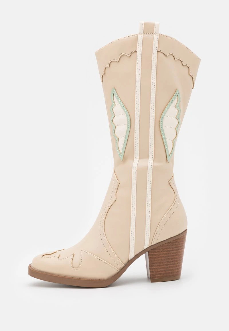 Cowboy-/Bikerboot - Off-white 2 Cowboy-/Bikerboot - Off-white – Bild 2