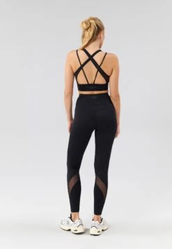 FULL LENGTH HIGH RISE LEGGINGS WITH MESH PANELS - Leggings - Black 7 FULL LENGTH HIGH RISE LEGGINGS WITH MESH PANELS - Leggings - Black -Even And Odd Verkaufsgeschäft 5304d852209546b08ecdedb85b1f7b19