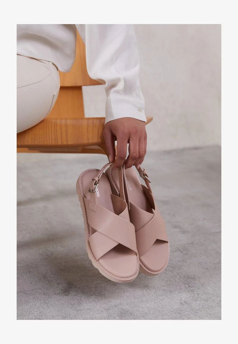 Even&Odd Plateausandalette - Beige 3 Even&Odd Plateausandalette - Beige – Bild 3