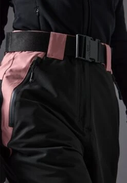 SKI PANTS WITH ADJUSTABLE BELT - Ski Pants - Black/light Pink -Even And Odd Verkaufsgeschäft 5924b708e3784cd480aa0af4e701b90b