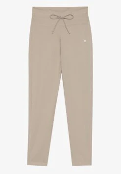 HIGH RISE CROPPED LEGGINGS WITH DRAWCORD - Leggings - Trousers - Beige -Even And Odd Verkaufsgeschäft 5a9a7c089d4849a3986f53562b77cfef