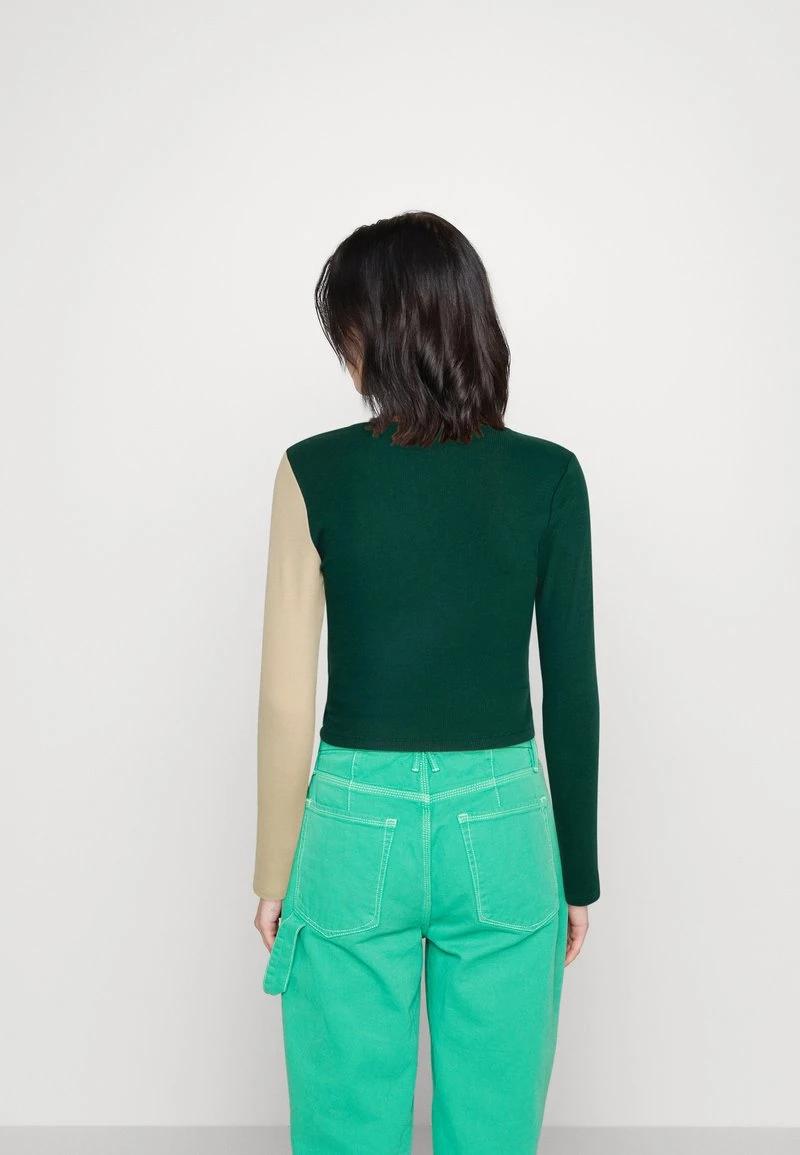 Even&Odd Langarmshirt - Beige/dark Green 3 Even&Odd Langarmshirt - Beige/dark Green – Bild 3