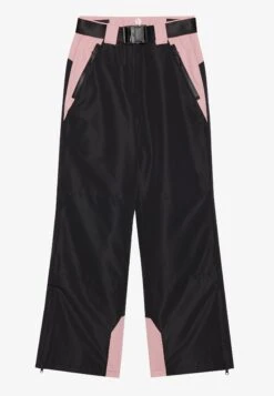 SKI PANTS WITH ADJUSTABLE BELT - Ski Pants - Black/light Pink -Even And Odd Verkaufsgeschäft 6e7d9b42db7f454ea26782ae17ea022a