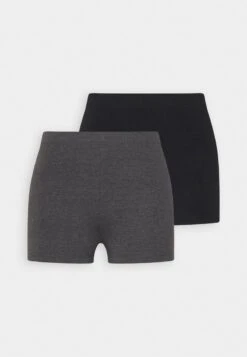 Even&Odd 2 PACK - Shorts - Black/mottled Dark Grey -Even And Odd Verkaufsgeschäft 79c886acc91a4034b87747255e4c53a7
