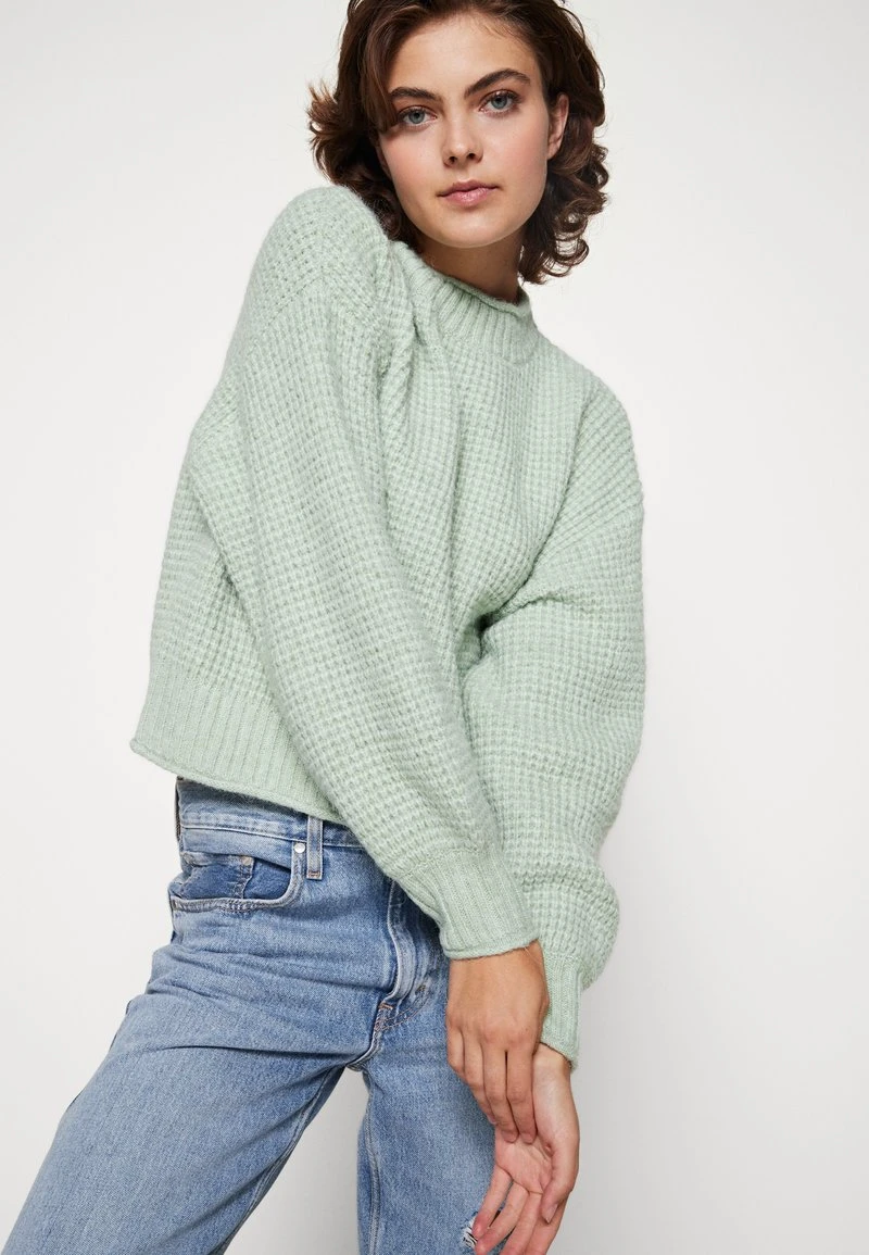 Even&Odd MOSS STITCH JUMPER - Strickpullover - Light Green 5 Even&Odd MOSS STITCH JUMPER - Strickpullover - Light Green – Bild 5