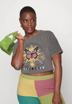 CLARE COLORFUL MYSTICAL - T-Shirt Print - Gray -Even And Odd Verkaufsgeschäft 7b31ab804a8c4aaeb94bba35c36e0788