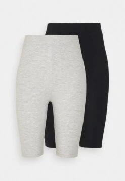 Even&Odd 2 PACK - Shorts - Black/mottled Light Grey -Even And Odd Verkaufsgeschäft 7cbc148aaa7644b7b4e2287f83c9a82a