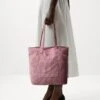 Even&Odd CORDUROY - Tote Bag - Pink