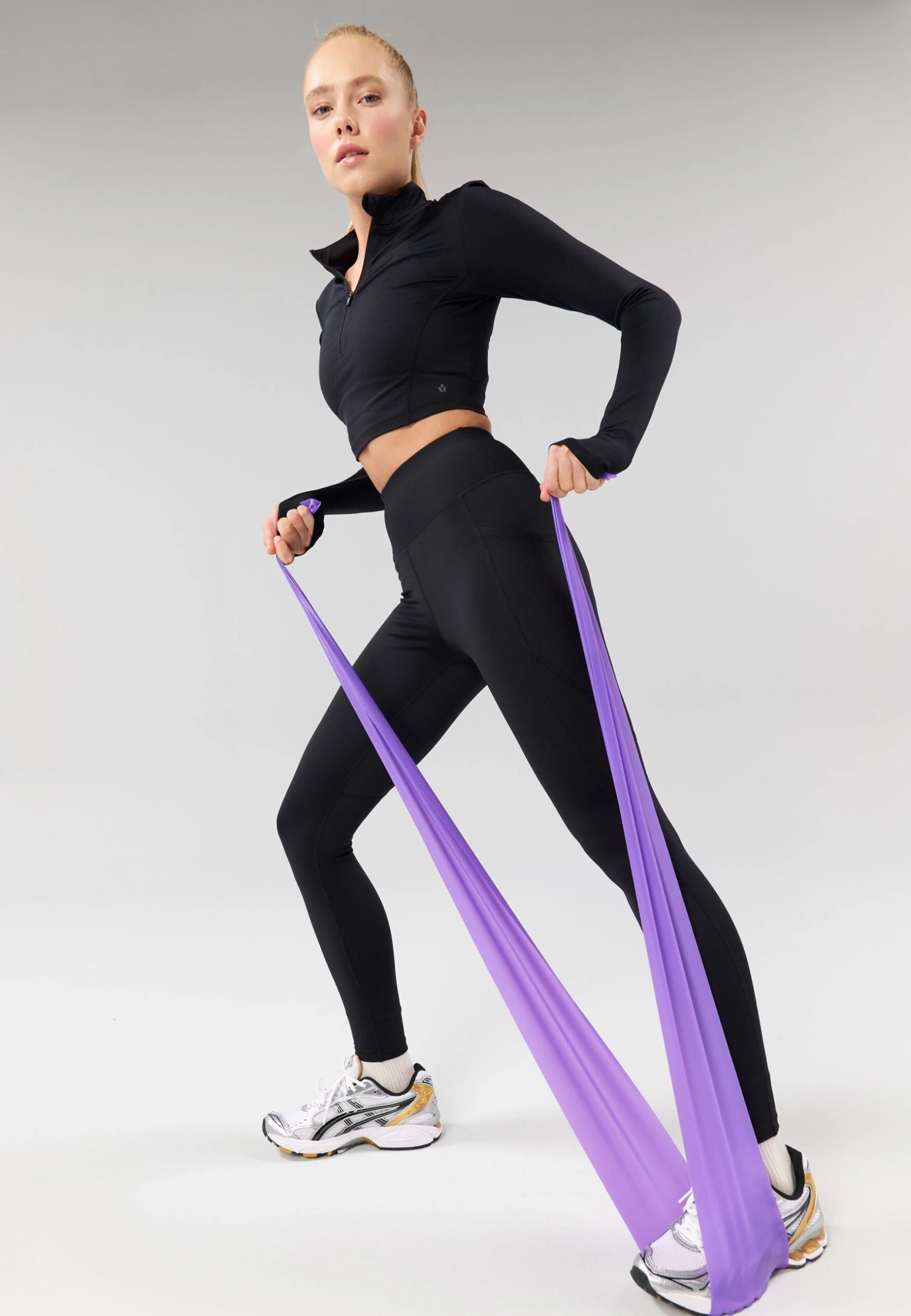 ESSENTIAL FULL LENGTH HIGH RISE LEGGINGS WITH SIDE POCKET - Leggings - Black 2 ESSENTIAL FULL LENGTH HIGH RISE LEGGINGS WITH SIDE POCKET - Leggings - Black – Bild 2