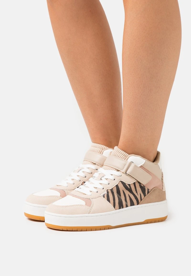 Even&Odd Sneaker High - Beige/white/light Pink 1 Even&Odd Sneaker High - Beige/white/light Pink