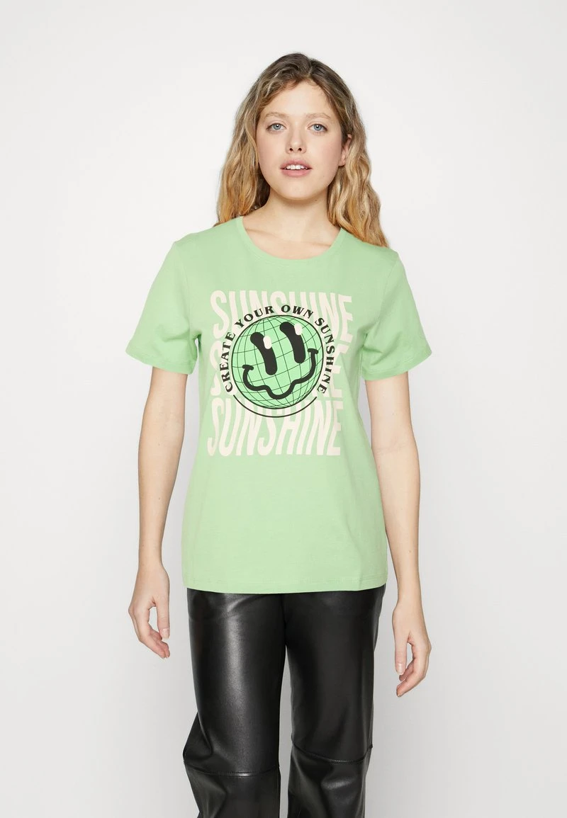 Even&Odd T-Shirt Print - Green 1 Even&Odd T-Shirt Print - Green