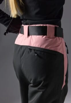 SKI PANTS WITH ADJUSTABLE BELT - Ski Pants - Black/light Pink -Even And Odd Verkaufsgeschäft 9306b694d1ab4fc98bbc30af1abdf67b