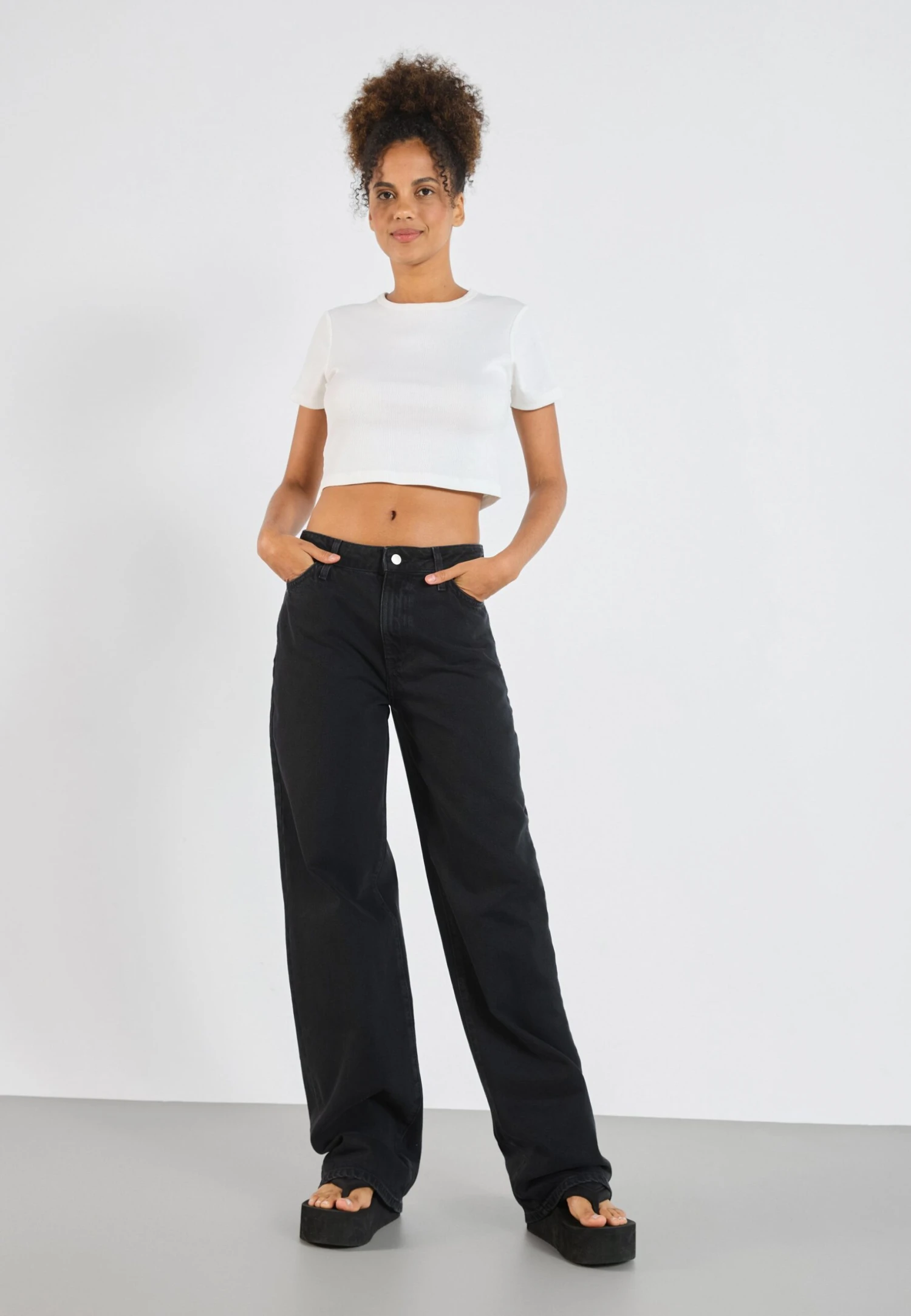 Relaxed Fit Jeans - Black Denim 2 Relaxed Fit Jeans - Black Denim – Bild 2