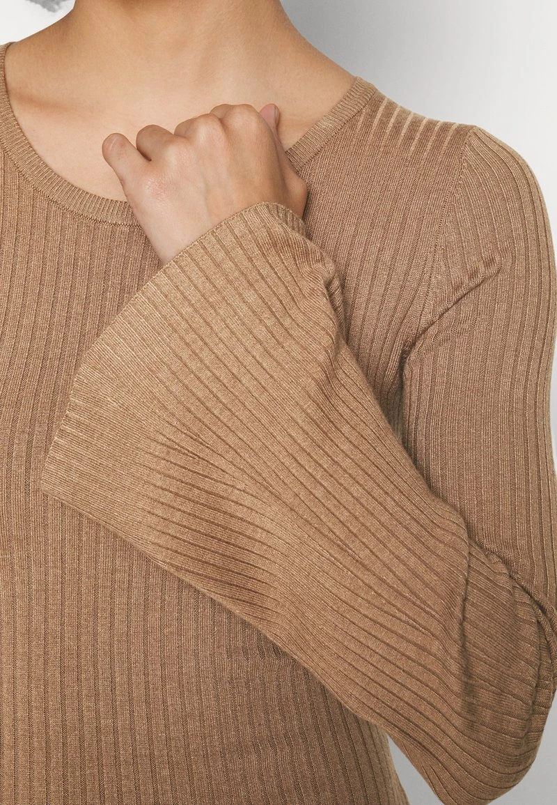 Even&Odd KNIT LOOSE FIT FLARED SLEEVES DRESS - Strickkleid - Camel 6 Even&Odd KNIT LOOSE FIT FLARED SLEEVES DRESS - Strickkleid - Camel – Bild 6