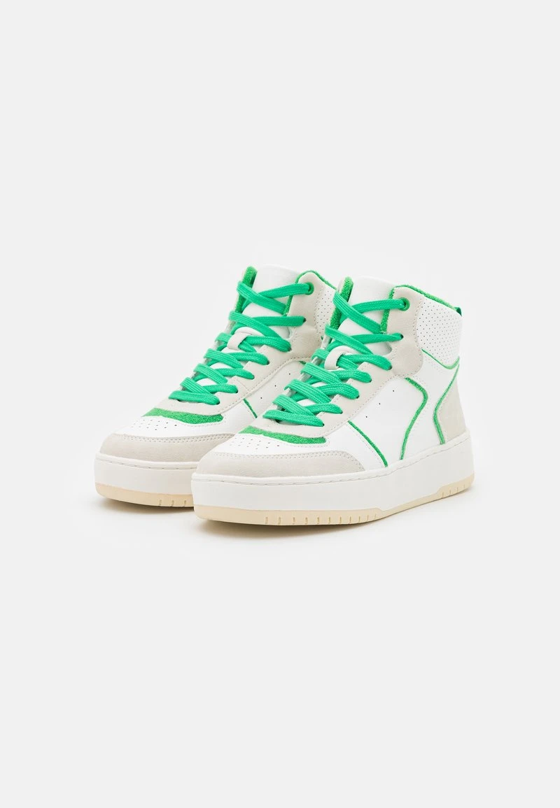 Even&Odd Sneaker High - White/green 3 Even&Odd Sneaker High - White/green – Bild 3