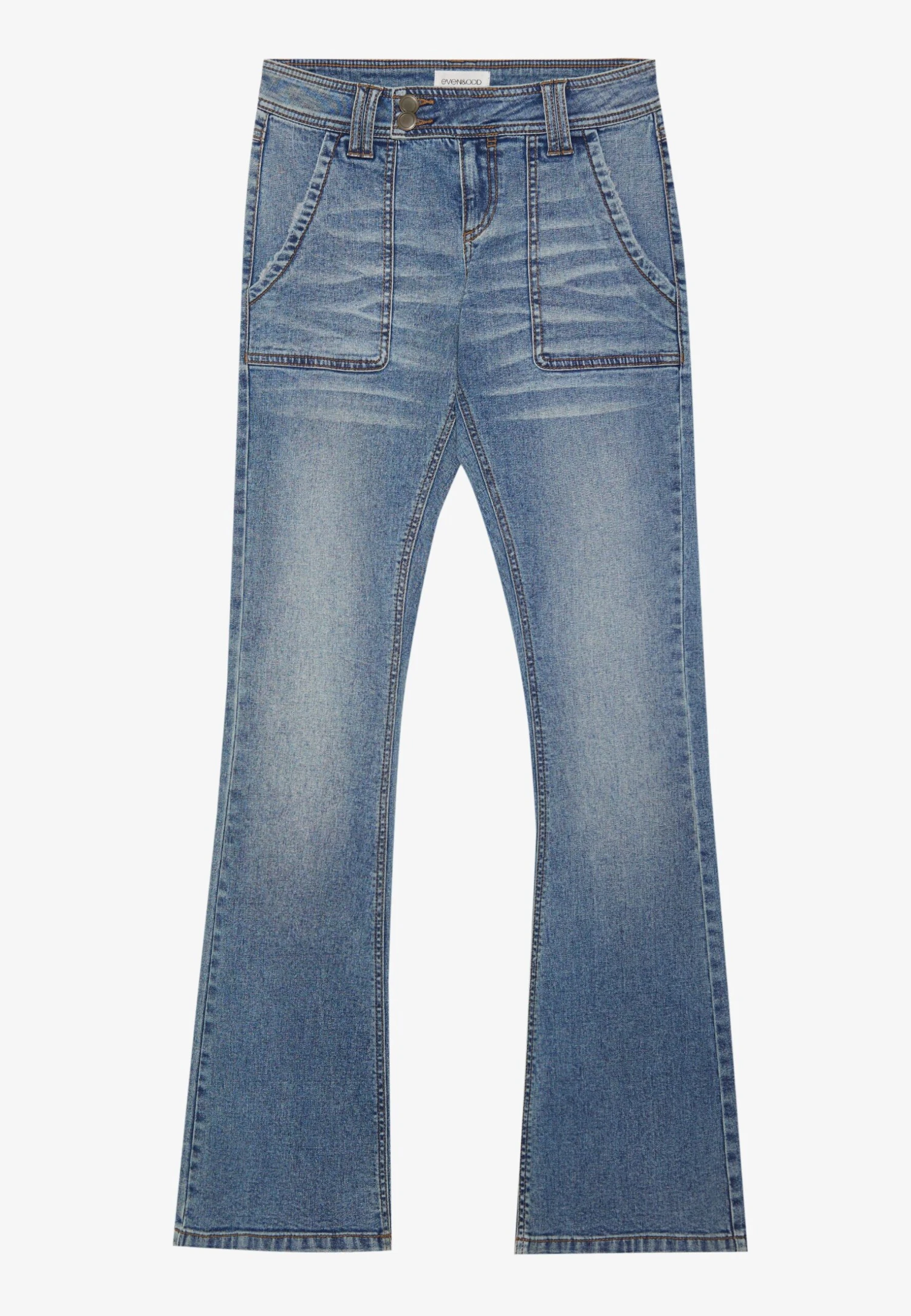 Even&Odd Bootcut Jeans - Blue Denim 4 Even&Odd Bootcut Jeans - Blue Denim – Bild 4