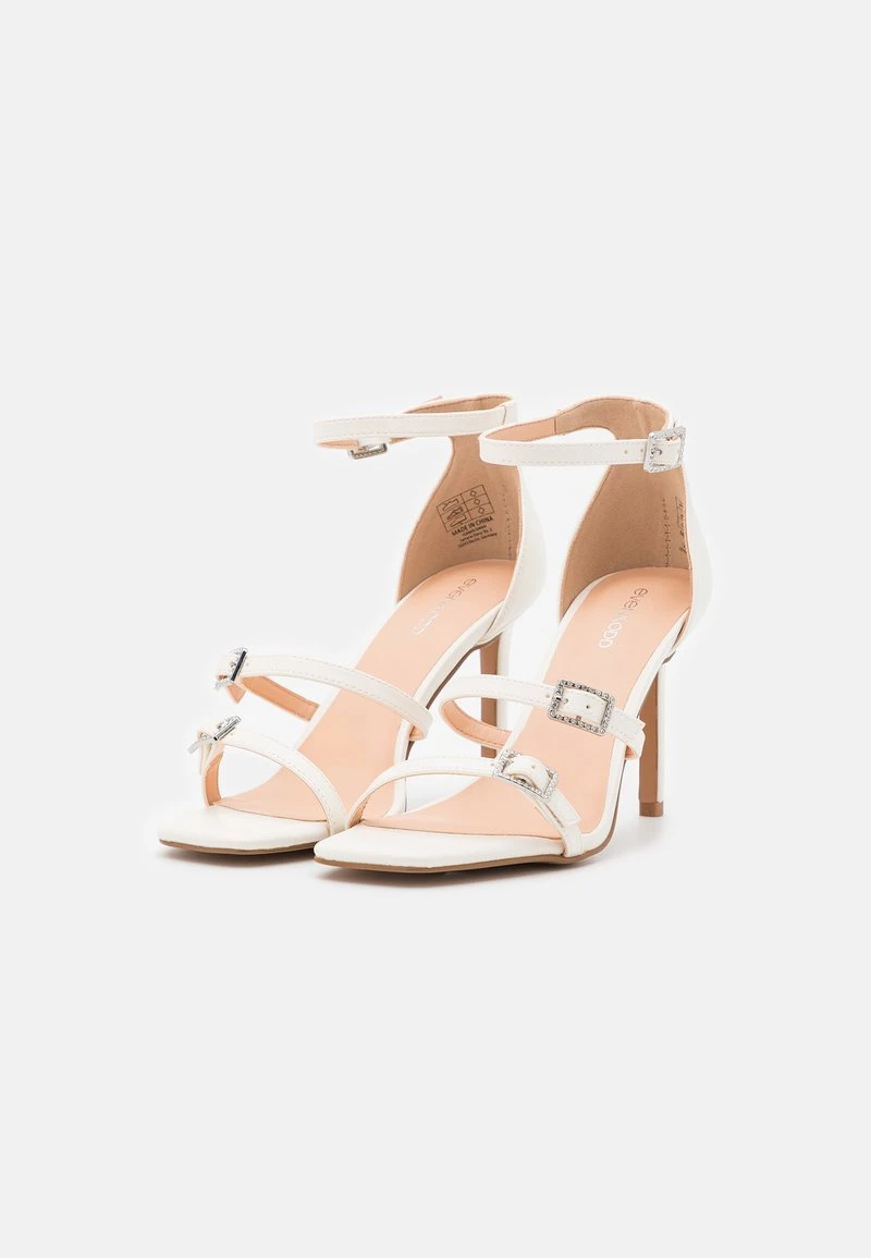 High Heel Sandalette - White 3 High Heel Sandalette - White – Bild 3