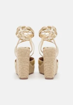 Plateausandalette - Gold -Even And Odd Verkaufsgeschäft a87737def0154e96a0d655a684eabefb