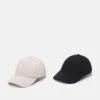 Even&Odd 2 PACK - Cap - Black/beige