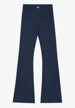 FLARED MID RISE LEGGINGS WITH OVERLAP V-WAISTBAND - Leggings - Dark Blue 9 FLARED MID RISE LEGGINGS WITH OVERLAP V-WAISTBAND - Leggings - Dark Blue -Even And Odd Verkaufsgeschäft b7dead88774a4c058e44323bae8bcbc0