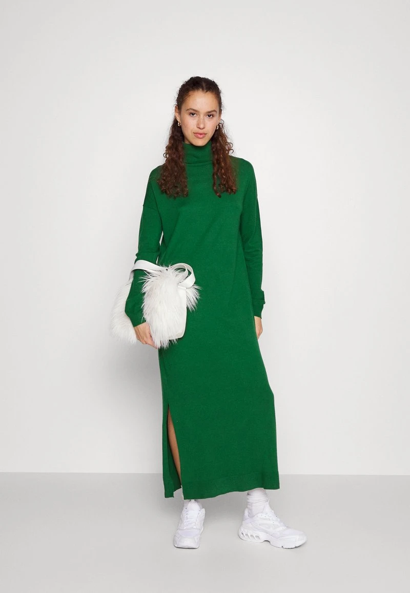 Even&Odd ROLLKRAGEN BASIC MAXI STRICKKLEID - Maxikleid - Green 2 Even&Odd ROLLKRAGEN BASIC MAXI STRICKKLEID - Maxikleid - Green – Bild 2