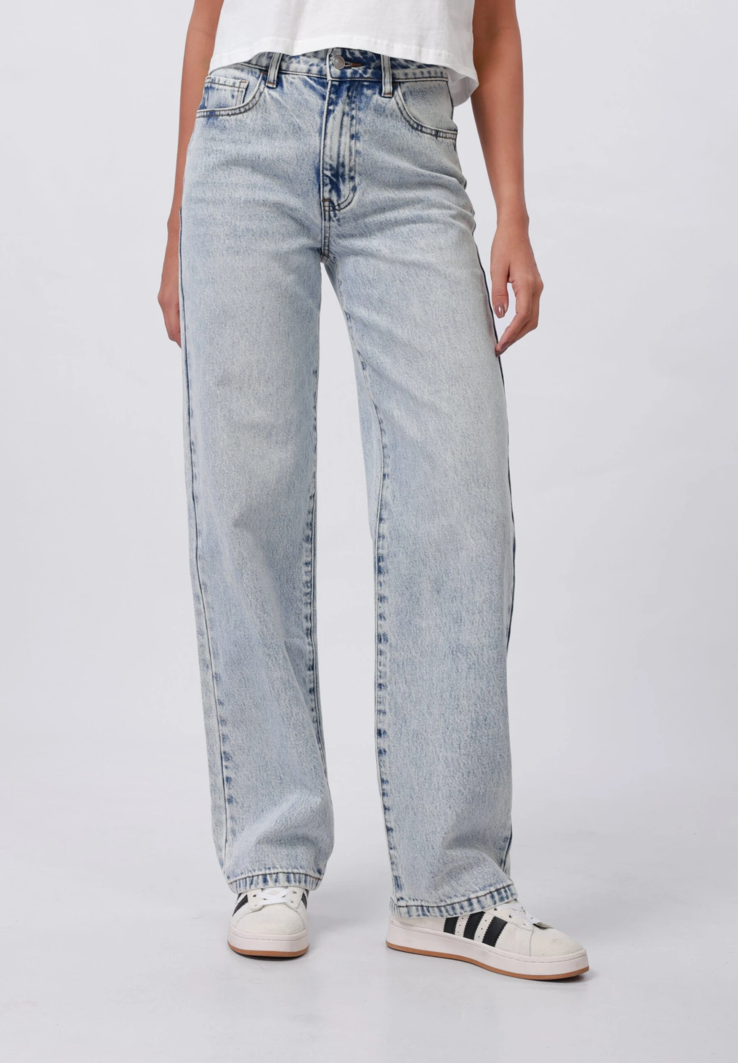 Relaxed Fit Jeans - Blue Denim 1 Relaxed Fit Jeans - Blue Denim