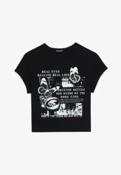 Even&Odd T-Shirt Print - Black -Even And Odd Verkaufsgeschäft bb505e6f8a204802a292e35b62105852