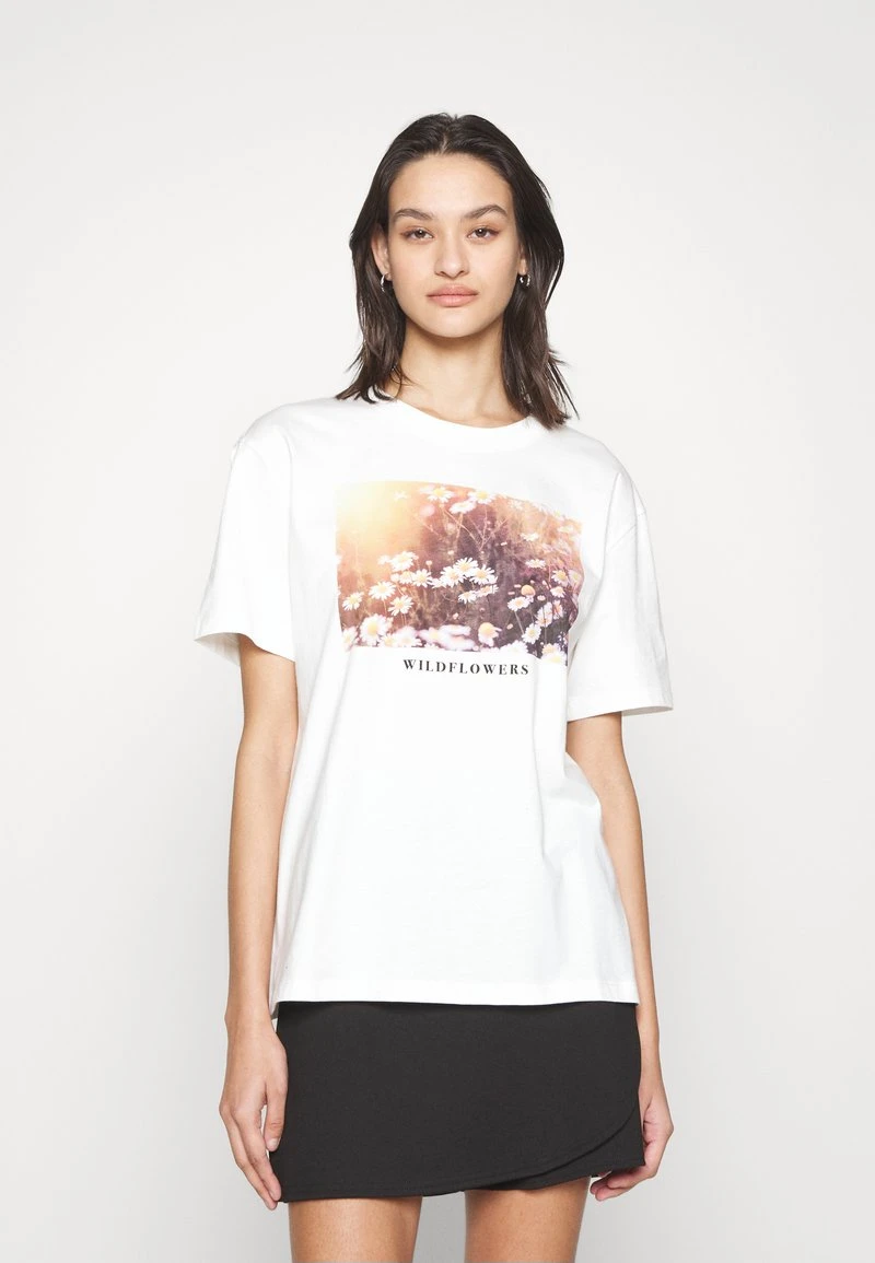 Even&Odd T-Shirt Print - White 1 Even&Odd T-Shirt Print - White