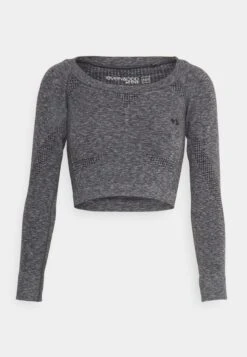 SEAMLESS CROPPED LONGSLEEVE - Langarmshirt - Black -Even And Odd Verkaufsgeschäft c26c793dde0643688894badc0a11629d