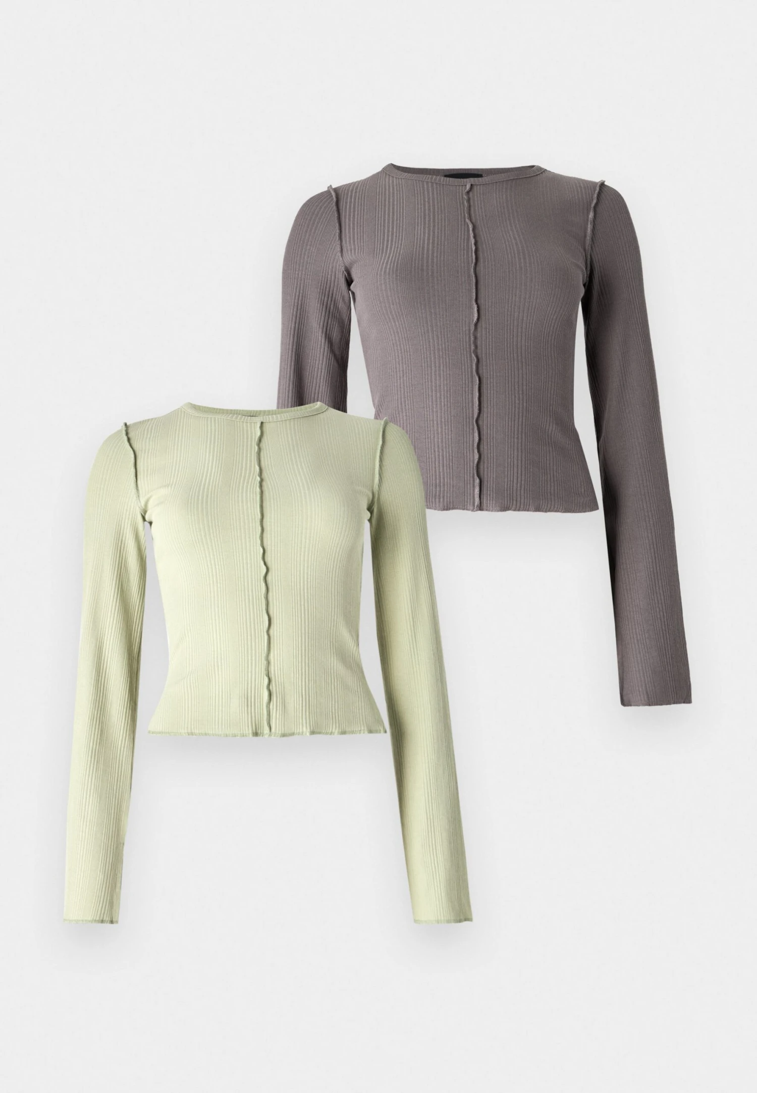 Even&Odd 2 PACK - Long Sleeved Top - White/black 8 Even&Odd 2 PACK - Long Sleeved Top - White/black – Bild 8