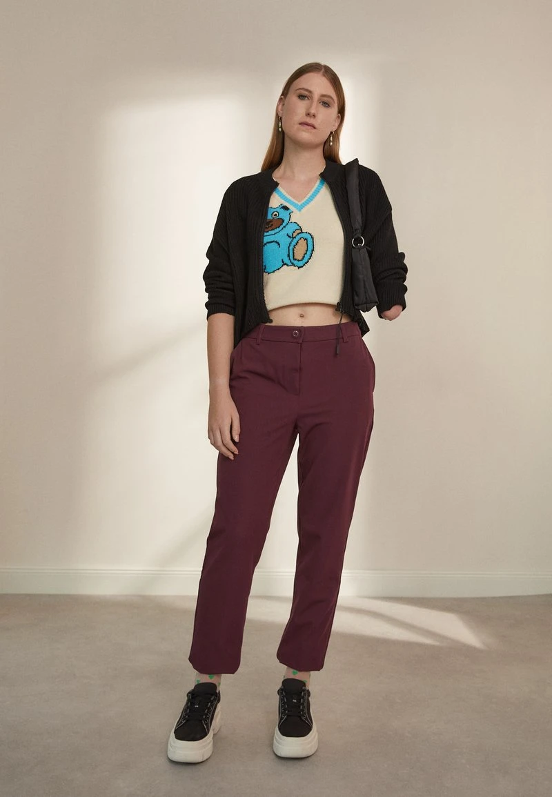 Even&Odd Stoffhose - Purple 3 Even&Odd Stoffhose - Purple – Bild 3