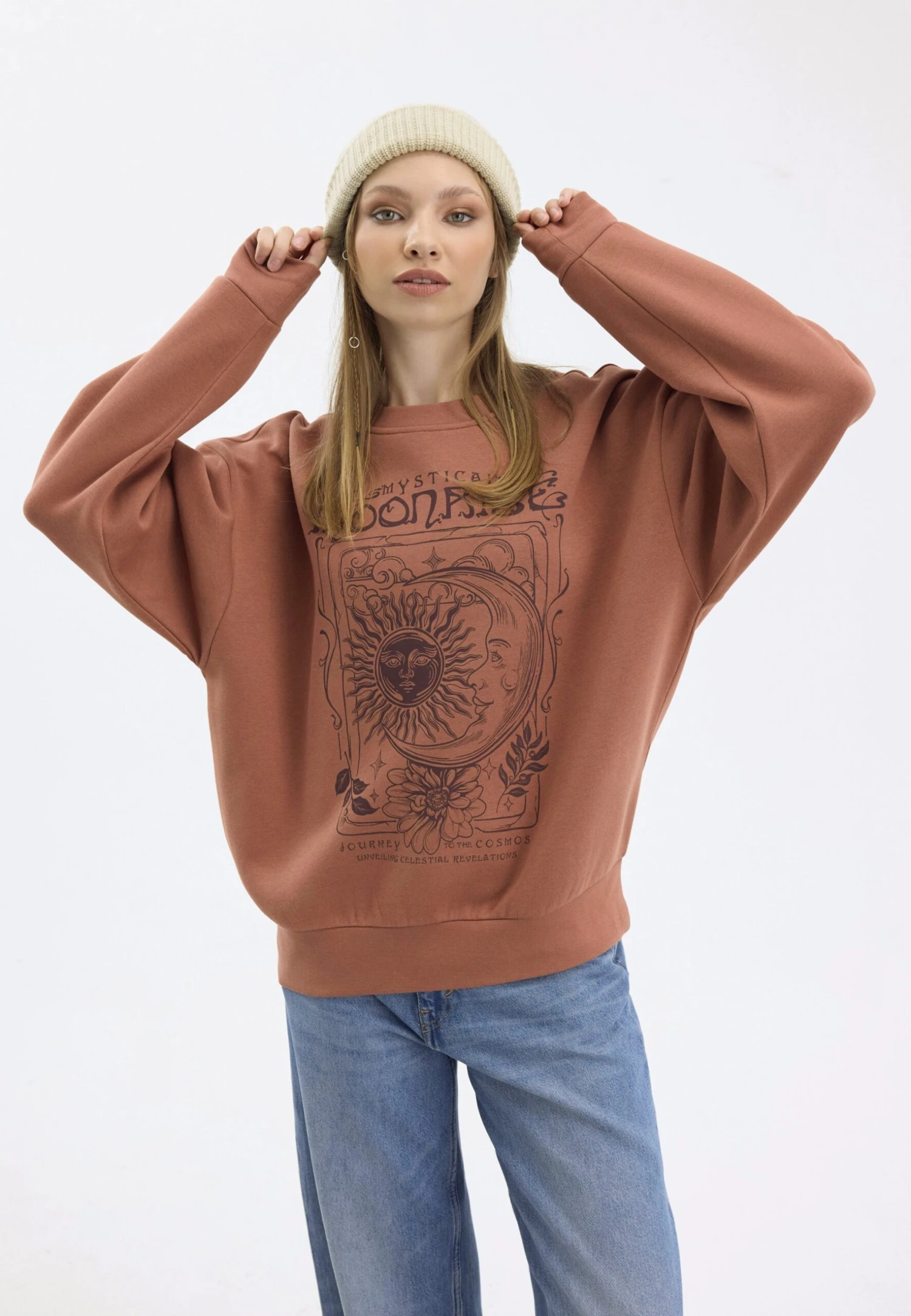 Even&Odd Sweatshirt - Orange 1 Even&Odd Sweatshirt - Orange