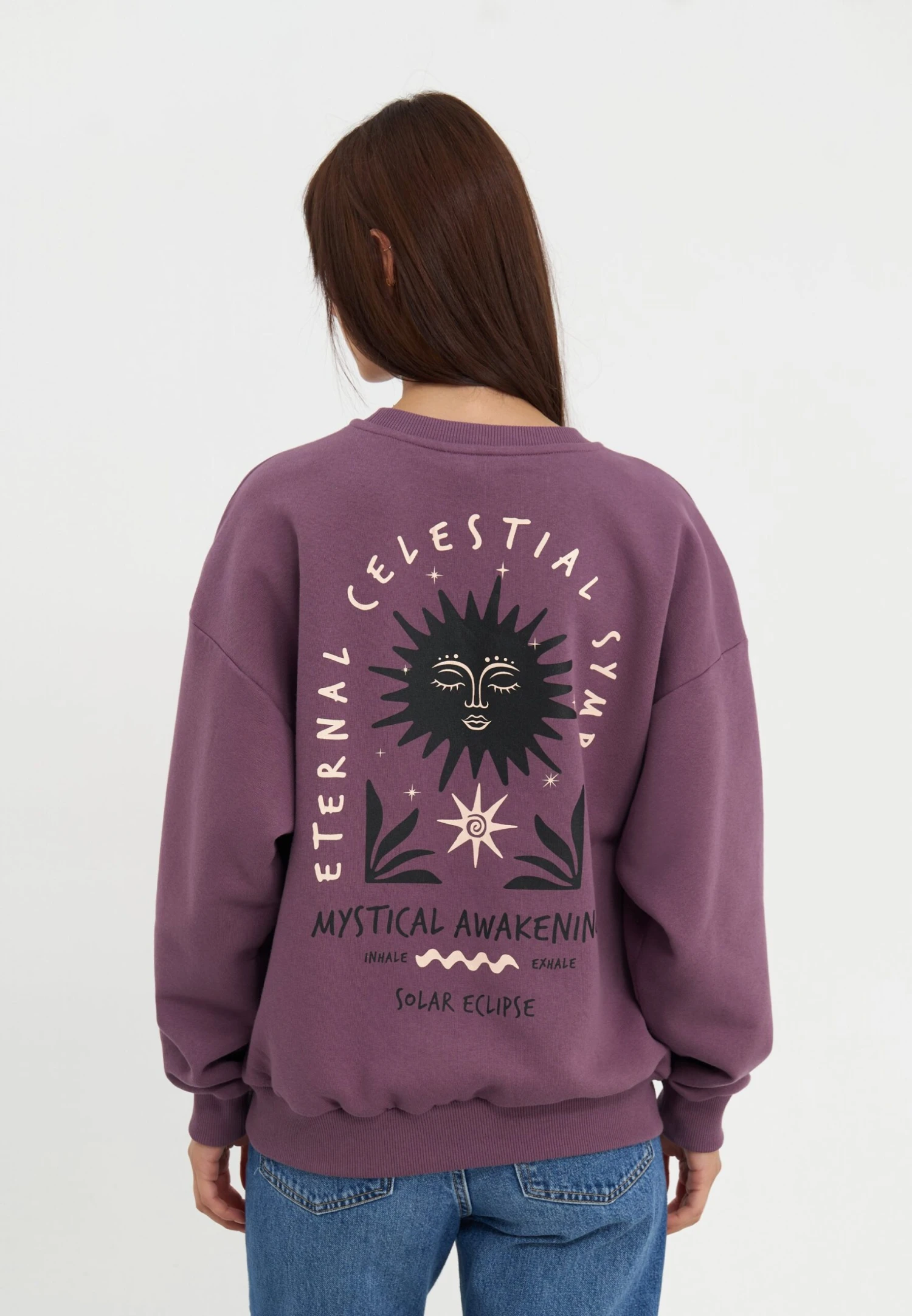 Even&Odd Sweatshirt - Purple 1 Even&Odd Sweatshirt - Purple