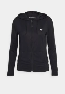 BREATHABLE ZIP-UP HOODIE - Sweatjacke - Black -Even And Odd Verkaufsgeschäft e03366dbe56d4969a7e680f7107791b7